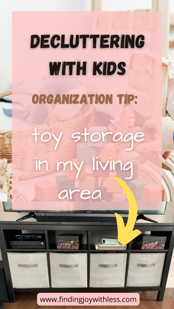 decluttering tips with children: create a storage plan