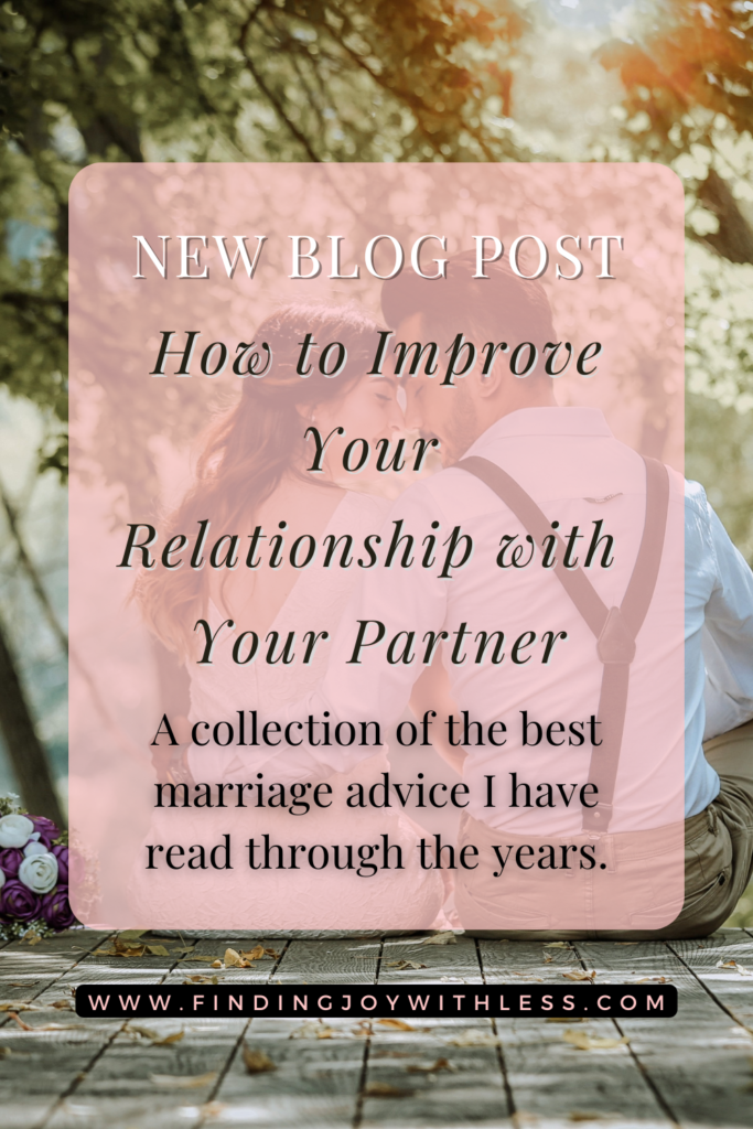 27 Ways to improve your relationship with your partner
