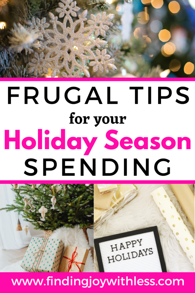 frugal tips for holiday season spending