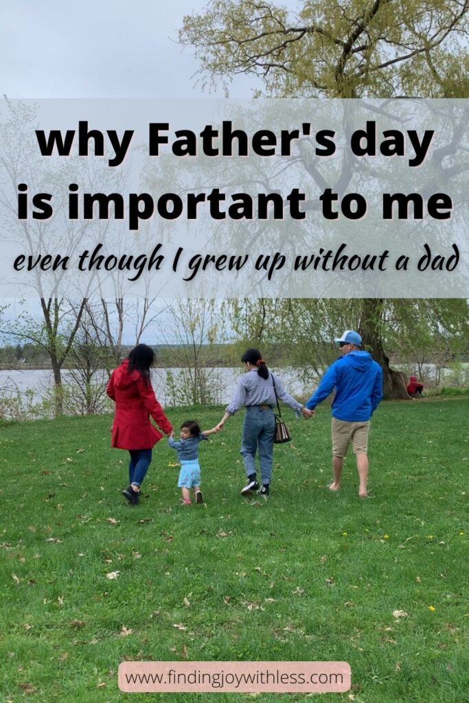 Why Father’s Day is Important to me, even though I grew up without a dad