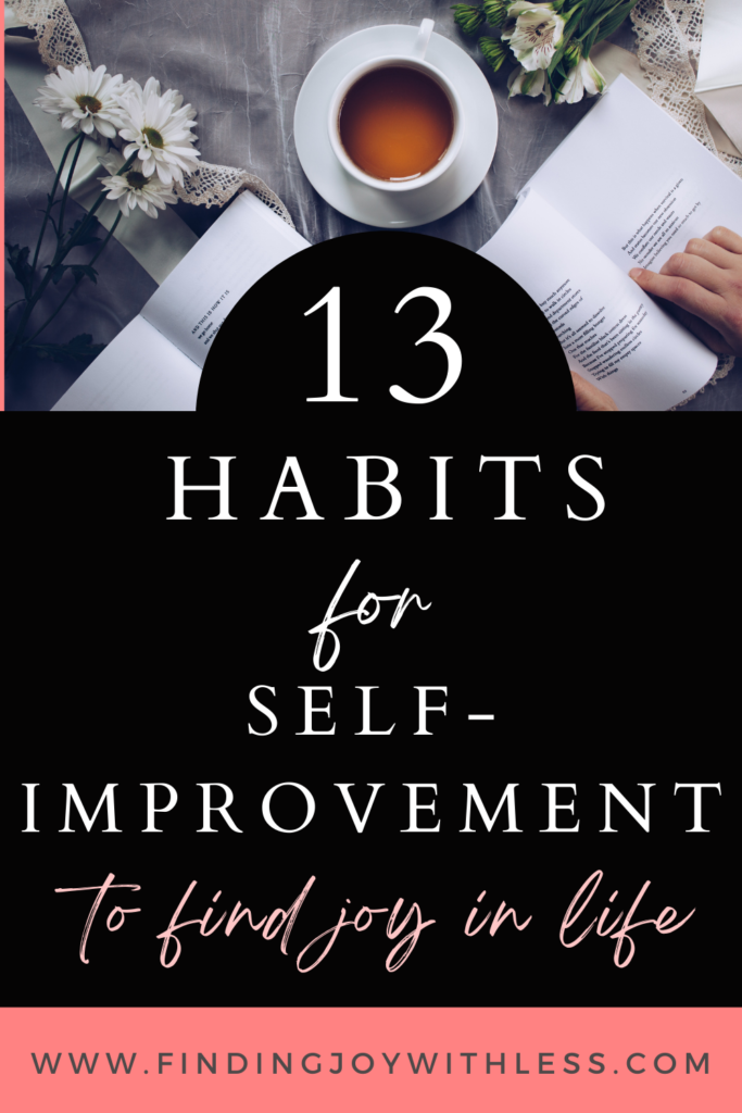 habits for self-improvement